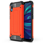 Military Defender Tough Shockproof Case for Huawei Y7 Pro (2019) - Red
